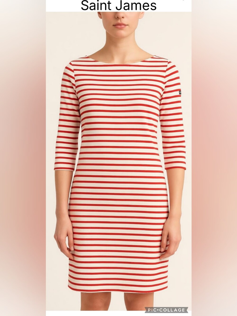 SAINT JAMES Propriano Dress Sz 10 Us Like New
